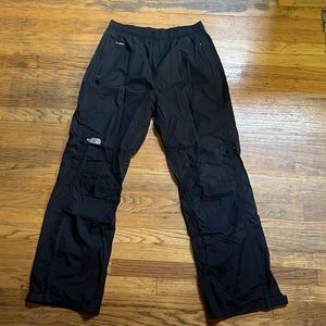 Men’s Medium North Face black rain pants